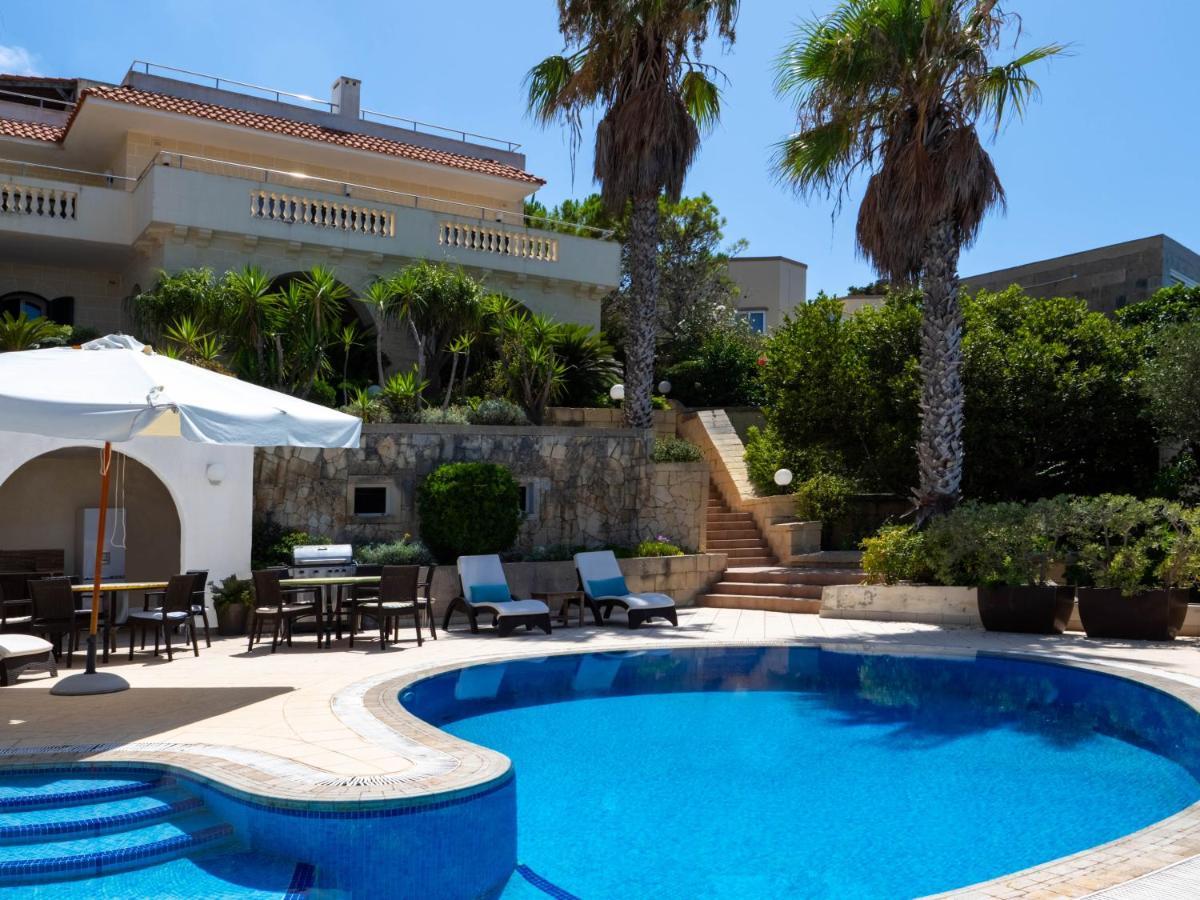 Villa Palma - Sunset Sea Views With Pool, Jacuzzi, Sauna And Games Room Mellieħa Extérieur photo
