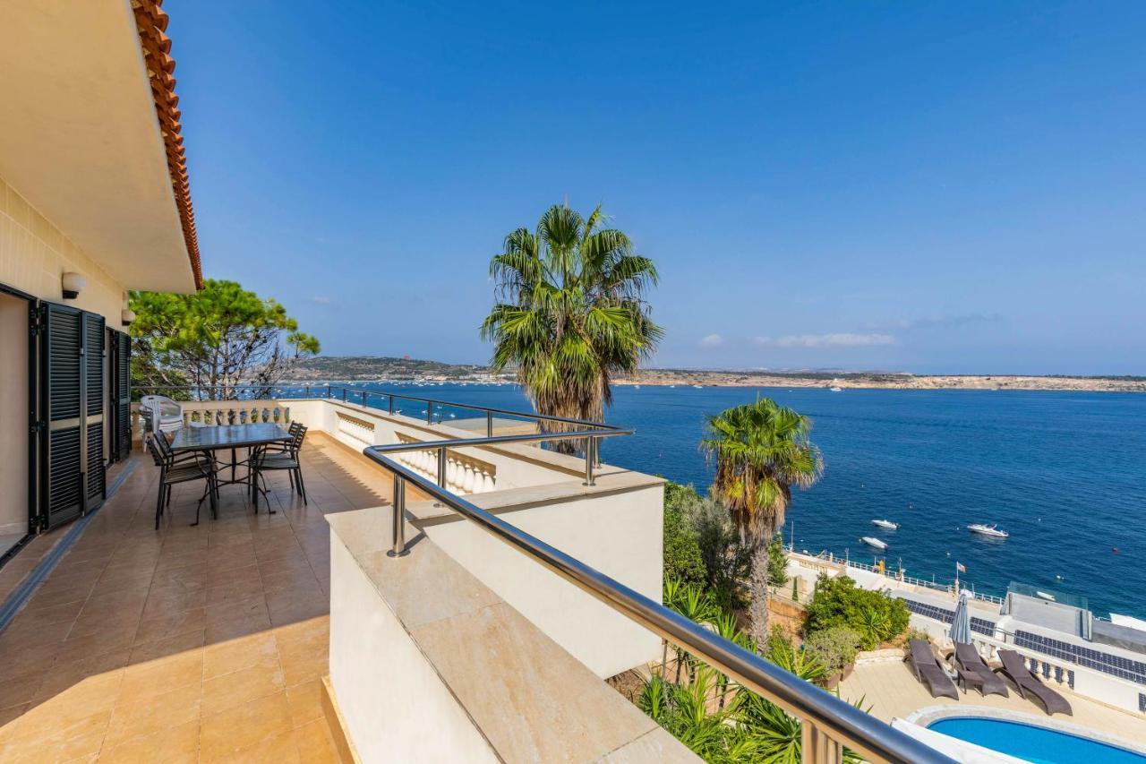 Villa Palma - Sunset Sea Views With Pool, Jacuzzi, Sauna And Games Room Mellieħa Extérieur photo